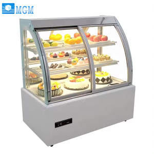Vitrine réfrigérée commerciale pour gâteaux, vitrine réfrigérée pour boulangerie, congélateur - Product Image 1