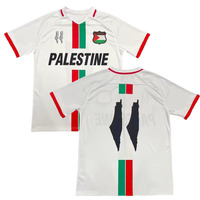 Drapeau de la Palestine imprimé sur mesure en coton écologique avec logo personnalisé pour une utilisation promotionnelle