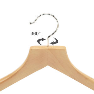 <span class=keywords><strong>Cintre</strong></span> en bois massif LINDON, design à épaules larges, <span class=keywords><strong>cintre</strong></span> de haute qualité avec barre antidérapante pour pantalon, costume, veste - Product Image 3