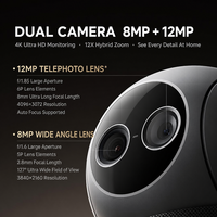 Mijia Smart Kamera 4 Max AI Zoom Edition Innen-4K-Kamera mit KI-Pflegefunktion für Babys, Senioren und Haustiere, 12-fach Zoom, MicroSD, Cloud, NAS SXJYY