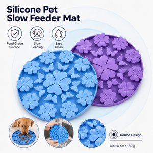 Comedero Lento Portátil de Silicona de Grado Alimenticio con Logotipo Personalizado, Resistente al Agua, para Viajes y Exteriores, para Perros y Gatos - Product Image 1