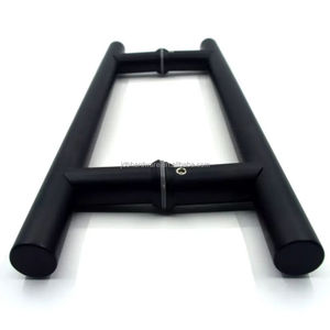 Sang trọng Matt Đen nhôm cửa kính cửa sổ xử lý thép không gỉ cửa xử lý nhà bếp phòng tắm nhập cửa kéo xử lý - Product Image 3