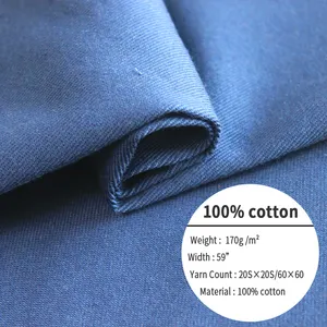 100% Cotton Anti-static Fire Resistant Fabric for Garments