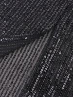 BH704  S à 5XL Robe de soirée en maille à paillettes sexy pour femmes grandes tailles