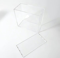 Boîte de protection magnétique en acrylique transparent ETB pour cartes Pokémon, étui de rangement et de présentation pour cartes à collectionner, pour les clients en gros