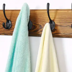 Wood Hooks Hanging Coat Hooks Wall Mounted, key holder wall Home decor for Bathroom wall hanger rack