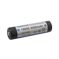 Keeppower 4000mAh 18650 Baterai Li-ion Terproteksi Isi Ulang Kapasitas Tinggi P1840C 3.6V untuk Perangkat Senter IEC UN38.3