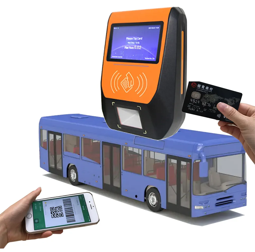 Doppio Schermo Tastiera Bus Pos Terminale Szzt Pos per Il Pagamento Cashless Soluzione