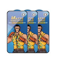 Film de protection d'écran en verre trempé HD 100D anti-explosion mat et anti-espion pour iPhone 11 12 13 14 15 16 17 Pro Max - Vente Flash