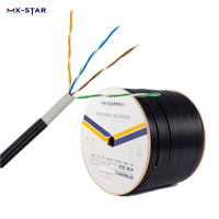 Nuevo Cable de Red para Exteriores MX-STAR Cat5e de Alta Velocidad 2026, UTP 26awg Cobre/BC, 305m