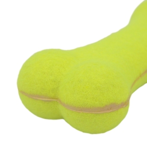 Prezzo di fabbrica palla da Tennis a forma di osso giocattolo per animali domestici giocattolo per la pulizia dei denti da masticare per animali domestici - Product Image 6
