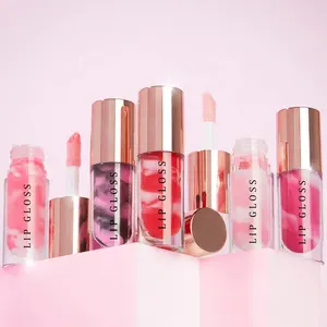 Nieuwe Cosmetica Sterk Gepigmenteerde Ultra-Luxe Lipgloss Private Label Make-Up Biologische Natuurlijke Veganistische Sappige Formule Lip Voller Glossy