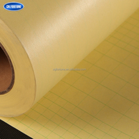 Film de stratification à froid en PVC mat de haute qualité transparent avec papier de support jaune