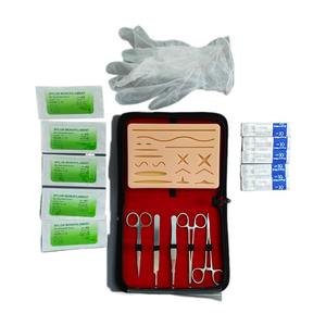 Kit de enseñanza médica para estudiantes de medicina, uso profesional, kit completo de entrenamiento de sutura de piel para heridas con todas las herramientas necesarias - Product Image 2