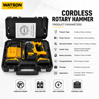 Marteau perforateur rotatif sans fil OEM ODM avec batterie au lithium pour usage en construction