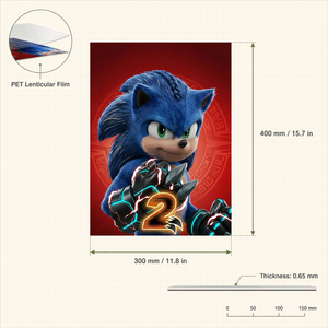 Affiches d'anime 3D lenticulaires en plastique les plus vendues 30x40cm |   Art mural HD pour la décoration de la maison |   Salon Chambre à coucher - Product Image 2