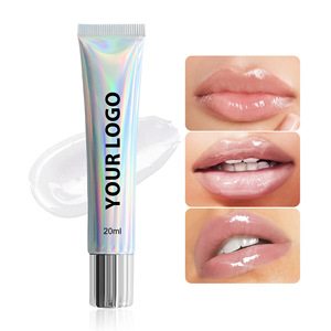 20g Large Capacity Unlabeled Empty Bottle In Stock 24K Gold Foil Hyaluronic Acid Lip <b>Gloss</b> Laser <b>Clear</b> Lip Glaze - Product Image 4