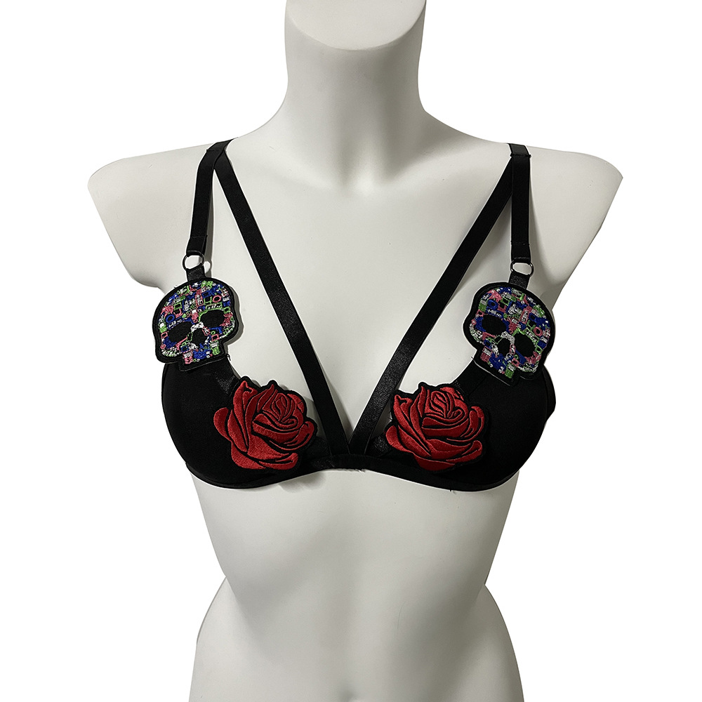 Charming Cupless Cage Bra - Sexy Neo-Gothic Lingerie
