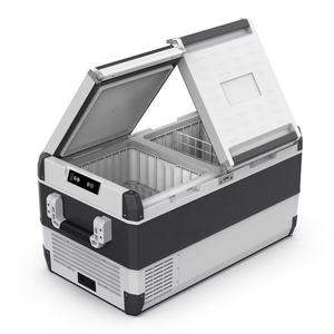 Nevera con compresor grande 95L 12V 24V Nevera Congeladores <span class=keywords><strong>de</strong></span> doble zona para 4x4 todoterreno Coche Caravana al aire libre Camping - Product Image 1