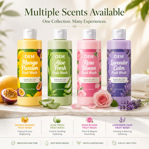 Trendige Mango-Passionsfrucht Intimpflege-Waschlotion OEM Luxuriöser Tropischer Duft <span class=keywords><strong>pH</strong></span> 4,5 Clean Beauty Formel <span class=keywords><strong>pH</strong></span>-Ausgleichende Intimwaschlotion - Product Image 1