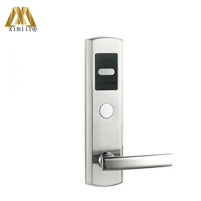 Gratis Perangkat Lunak Manajemen Elektronik Smart Card Door Lock dengan Handle RFID Kunci dan Kunci Hotel Sistem Akses Kontrol