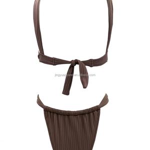 Maillots de bain pour femmes en tissu recyclé OEM 2024, maillots de bain de créateur, fabricant de maillots de bain - Product Image 5