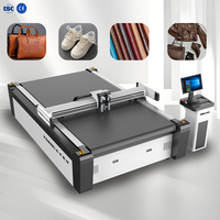 Máquina de Corte Oscilante CNC para Cuero Genuino, Cuero Sintético y Espuma EVA con Herramienta de Perforación, Certificación CE ISO