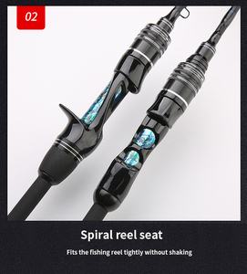 Vara de Pesca de Carbono UL de 1,68m 1,8m 1,98m para Truta e Robalo, Ultra Leve para Micro Objetos, Fibra de Carbono, Vara de Arremesso (Casting) e Molinete (Spinning) - Product Image 2