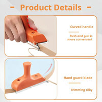 Outil de travail du bois outil de coupe d'extrémité de baguage de bord pour panneau de mélamine pliable papier en cuir plastique Pvc