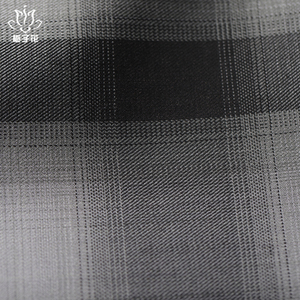 Livraison rapide 55 <span class=keywords><strong>laine</strong></span> 45 polyester tissu à carreaux peigné - Product Image 6