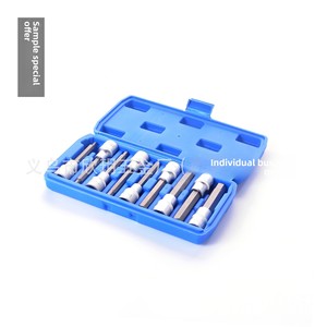 Lot de clés à douilles professionnelles pour l'assurance automobile, avec étui en plastique, outils de quincaillerie, tailles grande, moyenne, petite, en promotion - Product Image 4