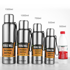 Botella <span class=keywords><strong>de</strong></span> agua deportiva <span class=keywords><strong>de</strong></span> acero inoxidable 304 vaso <span class=keywords><strong>de</strong></span> vacío <span class=keywords><strong>de</strong></span> doble bebida <span class=keywords><strong>de</strong></span> grado alimenticio mango <span class=keywords><strong>de</strong></span> gran capacidad diseño clásico para viajes - Product Image 1