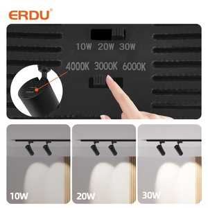 40 Wát COB <span class=keywords><strong>LED</strong></span> theo dõi ánh sáng thương mại tập trung đèn tại chỗ thiết bị chiếu sáng bề mặt gắn tuyến tính theo dõi đường sắt ánh sáng cho nhà bếp cửa hàng - Product Image 5