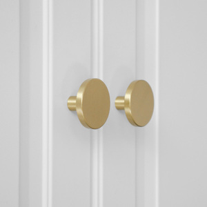 BECORA en Stock, Perillas Redondas de Latón Sólido, Perillas Modernas para Gabinetes, Tiradores para Cajones de Cómodas, Herrajes para Baño y Cocina - Product Image 6