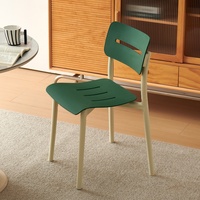 Chaises de salle à manger modernes en plastique PP, empilables, pour la maison, le bureau, l'appartement, la salle de bain, la salle de sport, l'extérieur et les loisirs - Vente chaude KS312