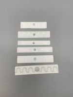 Étiquette RFID UHF thermoscellée pour le linge, résistante aux hautes températures, avec suivi efficace par code QR, lavable, pour tissus et textiles en lin