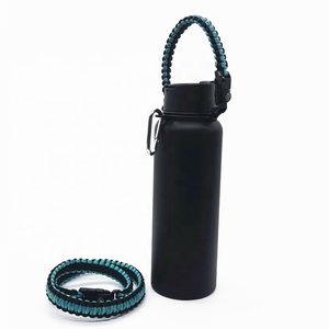 De alta calidad, proveedor de China, mano tejer larga ajustable paracord botella de mango 550 paracord correa de hombro - Product Image 3