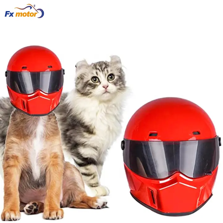 Mini capacete protetor de cabeça para cachorros, capacete de segurança para gatos