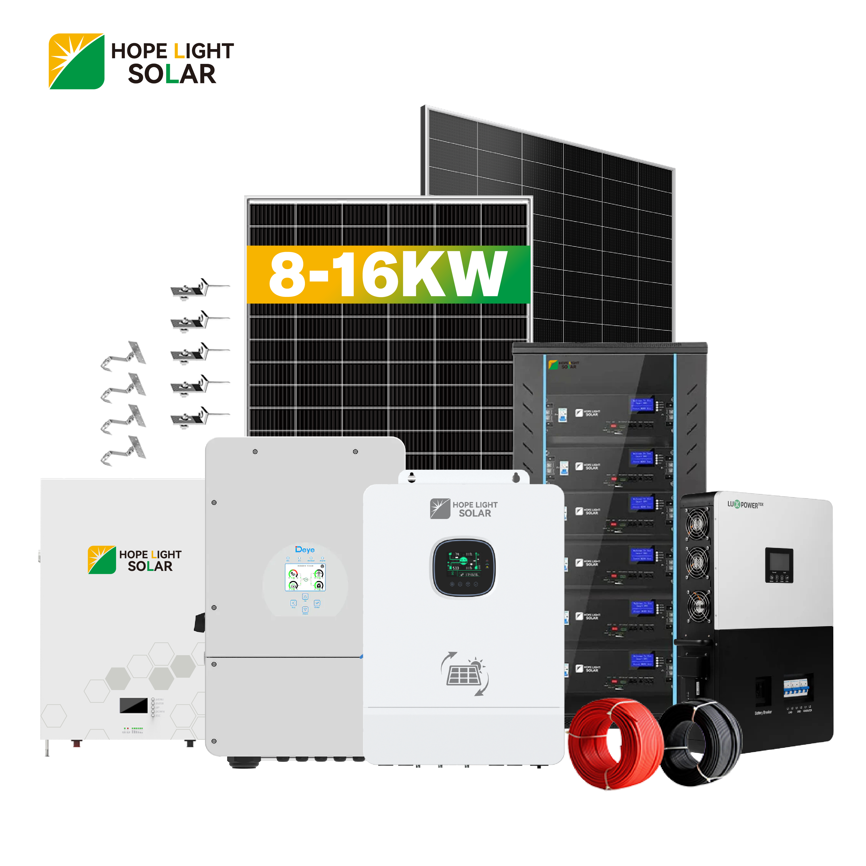 10kw solar system hybrid with battery storage