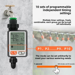 Temporizador de Riego Automático para Paredes Vegetales, Novedad, Pantalla Grande, Sensor de Lluvia Inteligente, Riego por Goteo, Aspersor para Jardines - Product Image 4