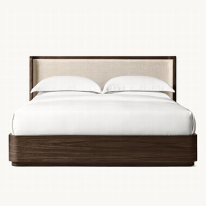Letto di protezione in tessuto RH CORTA, letto con plateau rivestito King <span class=keywords><strong>Size</strong></span> con struttura in legno massello, mobili moderni di lusso per camera da letto - Product Image 2