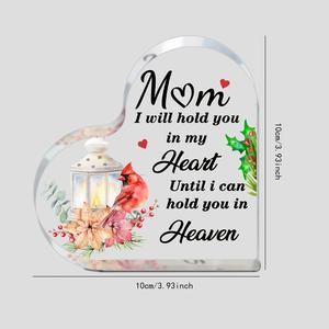 <span class=keywords><strong>Plaque</strong></span> commémorative Cardinal rouge Décorations <span class=keywords><strong>de</strong></span> cadeaux <span class=keywords><strong>de</strong></span> Noël <span class=keywords><strong>Condoléances</strong></span> <span class=keywords><strong>de</strong></span> deuil réconfortantes pour maman Cadeaux célestes faits à la main - Product Image 5