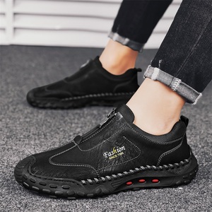 Mocassins à coutures faites à la main chaussures <span class=keywords><strong>taille</strong></span> 38-46 plat décontracté en gros <span class=keywords><strong>bateau</strong></span> chaussures homme chaussures de marche décontractées - Product Image 2