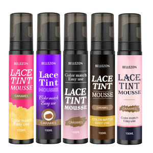 Pelucas de encaje de mezcla precisa que combinan con tono de piel Aspecto natural semipermanente Mousse de tinte de encaje - Product Image 6
