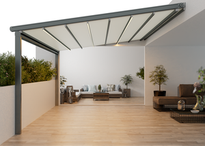 Support en aluminium incliné à deux poteaux sur pied Kit <span class=keywords><strong>de</strong></span> système étanche pour gazebos d'extérieur Pergola - Product Image 2