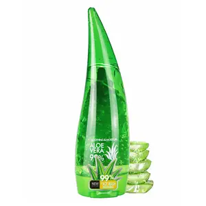 Gel de Aloe Vera orgânico 99% puro para a pele hidratante calmante e hidratante gel de Aloe Vera