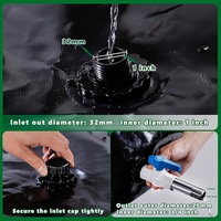 Réservoir d'eau portable pliable de grande capacité pour le soulagement de la sécheresse