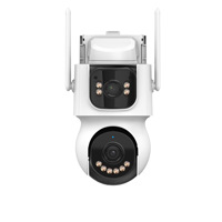 Caméra solaire 4G basse consommation AOV ICSee 4 millions de pixels HD pour intérieur et extérieur, double source lumineuse TQ9-AV4-4GS Édition Asie-Pacifique