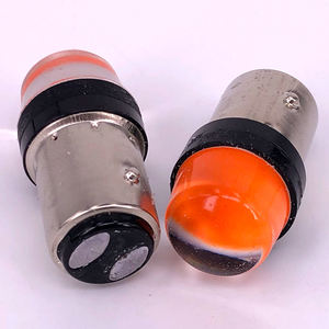 Custom 1156 1157 12V S25 Crystal LED Car Light LED Strobe Flash BA15S BAY15D Material de silicona blanca Luz de señal Bombilla de coche - Product Image 1