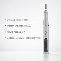 Lime à ongles électrique sans fil blanche en forme de stylo, 25000 tr/min, rechargeable, portable, pour manucure et pédicure